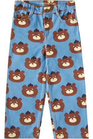 Tiny Cottons Jeans regular Bears con stampa