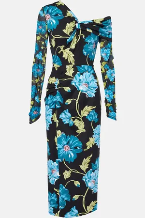 Diane von Furstenberg Abito midi Rich con stampa floreale