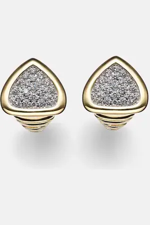 Marina B Orecchini Trisola in 18kt con diamanti