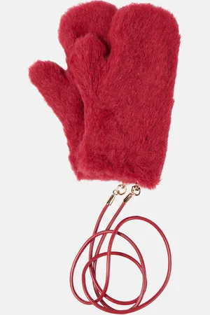 Max Mara Muffole Ombrato in teddy di lana e seta