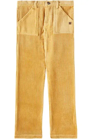 Tartine Et Chocolat Pantaloni regular in velluto di cotone a coste