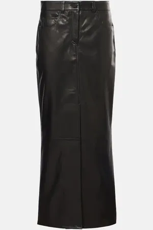 Dorothee Schumacher Gonna midi Sleek Statement in pelle