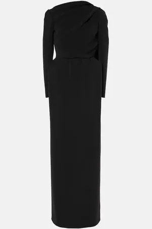 Balenciaga Abito lungo in crêpe