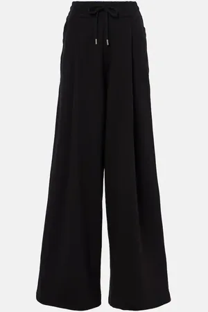 DRIES VAN NOTEN Pantaloni a gamba larga in cotone