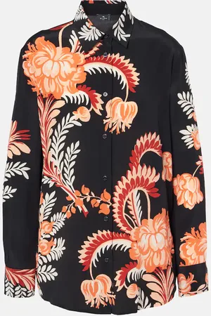 Etro Blusa in crêpe de chine di seta