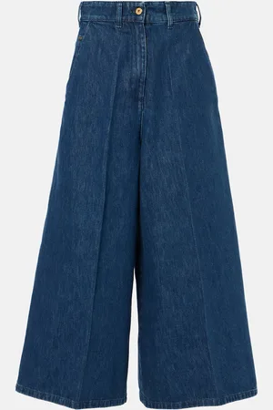 Patou Jeans a gamba larga e vita alta