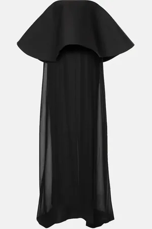 Jacquemus Abito lungo Vela in lana e seta