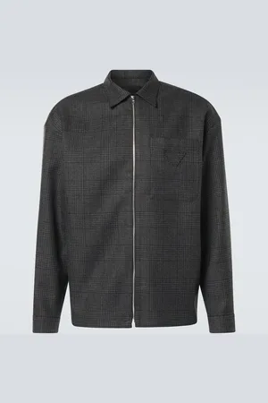 Prada Giacca blouson in lana vergine