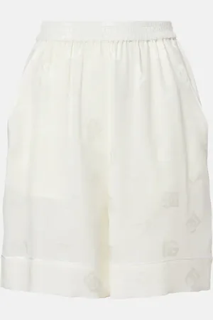 Dolce & Gabbana Shorts in jacquard di seta DG