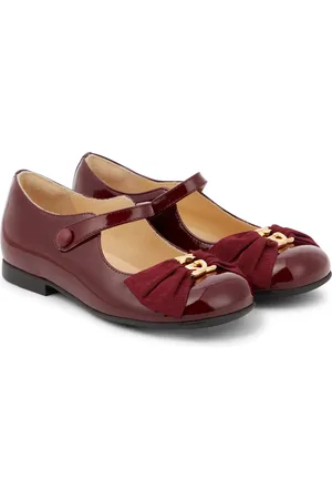 Gucci Ballerine Mary Jane Interlocking G in vernice
