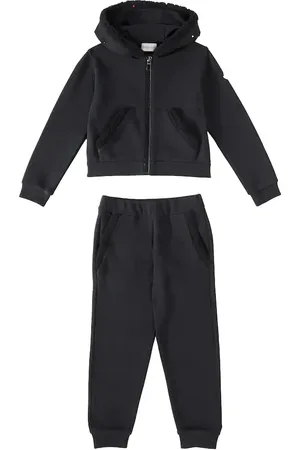 Moncler Felpa e pantaloni sportivi in cotone