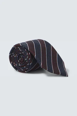 Ermenegildo Zegna Cravatta in jacquard di seta a righe