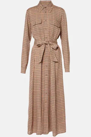 Ralph Lauren Abito chemisier in misto cotone e lana