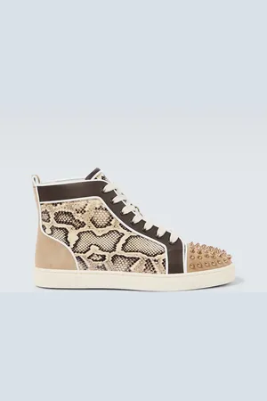 Christian Louboutin Sneakers Lou Spikes in pelle
