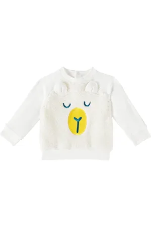 Stella McCartney Baby - Felpa in shearling sintetico