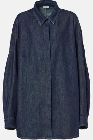 DRIES VAN NOTEN Camicia di jeans oversize