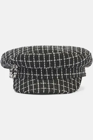 Roger Vivier Cappello in tweed con cristalli
