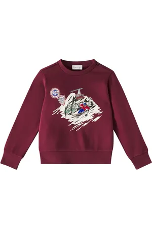 Moncler Felpa in jersey di cotone con cappuccio