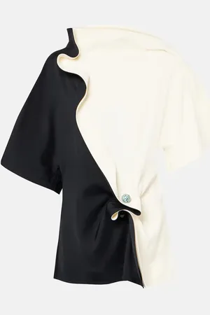 Bottega Veneta Top con volant