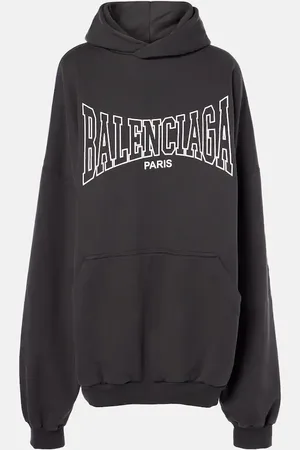 Balenciaga Felpa in jersey di cotone con logo