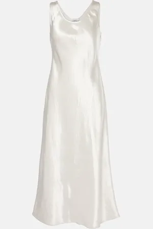 Max Mara Abito midi Talete in raso