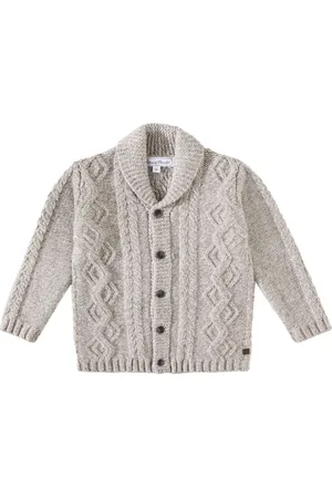 Tartine Et Chocolat Cardigan Aran in lana