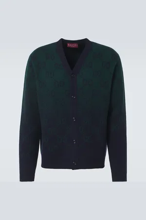 Gucci Cardigan in jacquard di lana