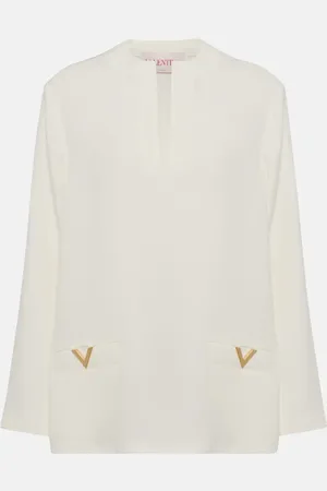 VALENTINO Top VGold in seta