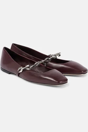 Jimmy Choo Ballerine Diamond Tilda in pelle