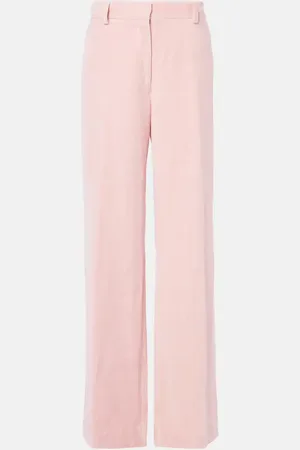 DRIES VAN NOTEN Pantaloni a gamba larga in cotone e canapa