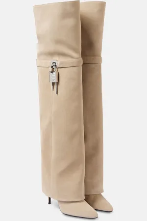 Givenchy Stivali Shark Lock 95 in suede