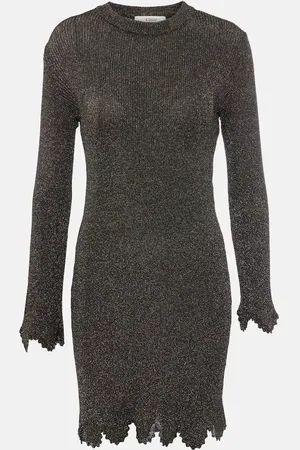 Chloé Chloé Abito corto in maglia lamé