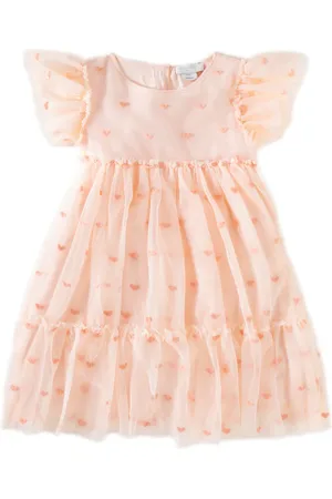 Stella McCartney Abito in tulle con ricamo