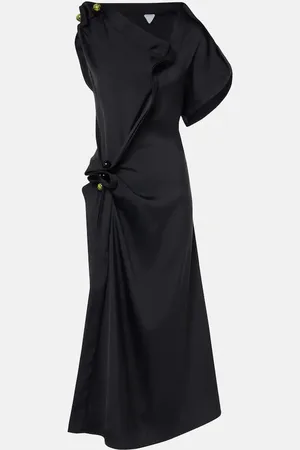 Bottega Veneta Abito midi con ruches