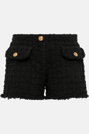 VERSACE Shorts Heritage in tweed di misto cotone