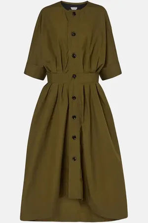 Bottega Veneta Chemisier in canvas di cotone