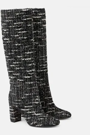 Gianvito Rossi Stivali in bouclé
