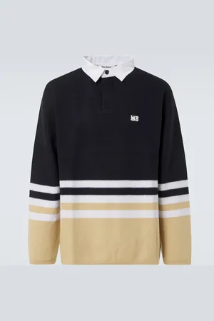 WALES BONNER Polo Cypher in lana a righe