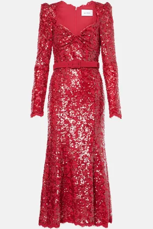 Rebecca Vallance X Nicky Hilton - Abito midi Leyla con paillettes
