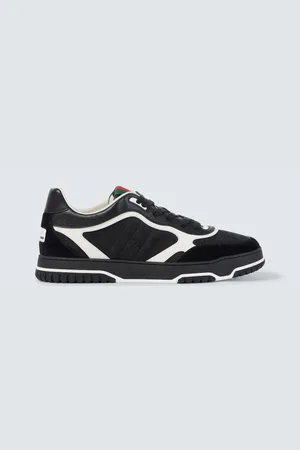 Gucci Sneakers Re-Web in canvas GG con suede