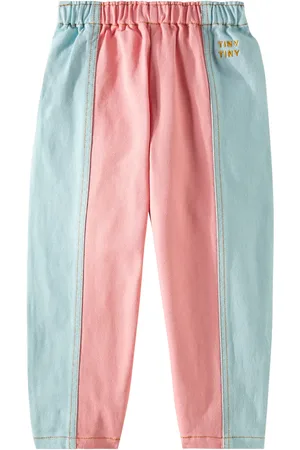 Tiny Cottons Pantaloni barrel in twill di cotone