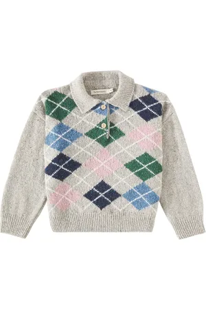 The New Society Polo Glasgow in maglia di misto lana