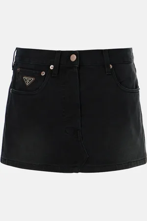Prada Gonna di jeans a vita bassa