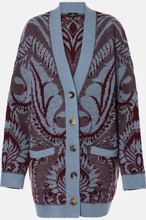 Etro Cardigan oversize in lana