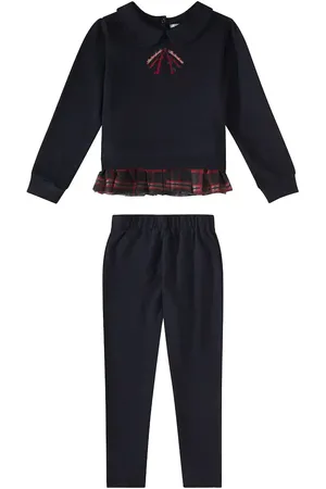 PATACHOU Top e leggings in cotone
