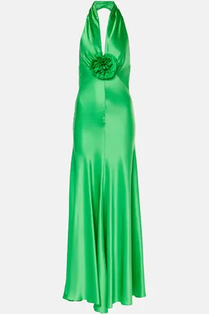 RODARTE Abito lungo Rose in seta