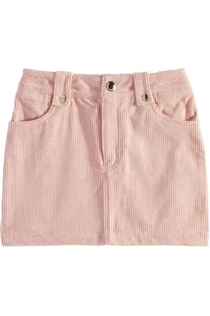 Chloé Chloé Kids Gonna in velluto di cotone a coste