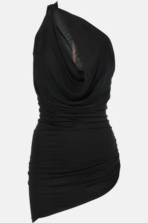 Rick Owens Top asimmetrico in jersey