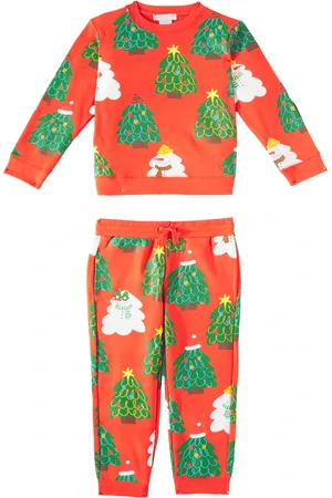 Stella McCartney Felpa e pantaloni sportivi in jersey