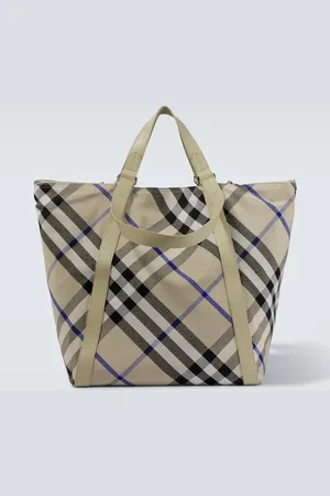 Burberry Borsa Large in jacquard Check